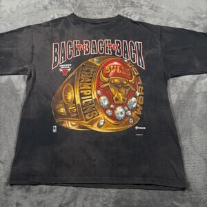 1991 Chicago Bulls Back To Back Nba World Champions T-Shirt Men